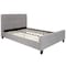 Flash Furniture Full Size Lt Gray Fabric Platform Bed & Mattress HG-BM10-26-GG - alternate 9